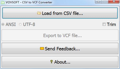 CSV to VCF Converter截图