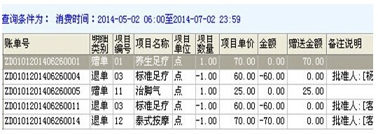 腾云洗浴足浴管理系统截图