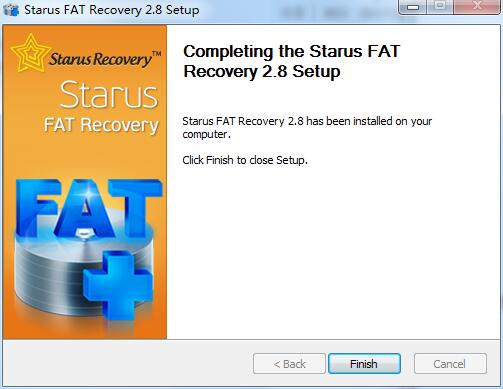 Starus FAT Recovery截图