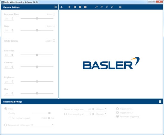 Basler Video Recording Software截图