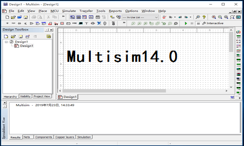 Multisim14.0截图