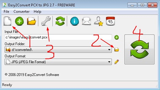 Easy2Convert PCX to JPG截图