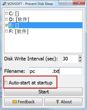 Prevent Disk Sleep截图