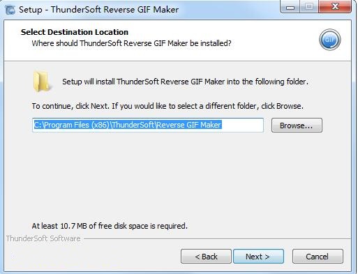 ThunderSoft Reverse GIF Maker截图