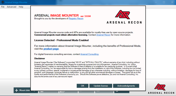 Arsenal Image Mounter截图