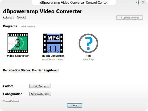 dBpoweramp Video Converter截图