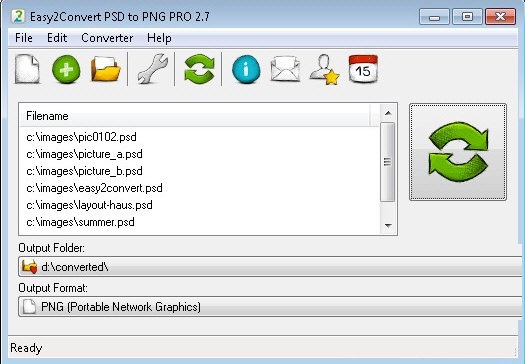 Easy2Convert PSD to PNG PRO截图