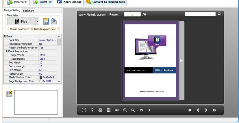 Boxoft CHM to Flipbook截图