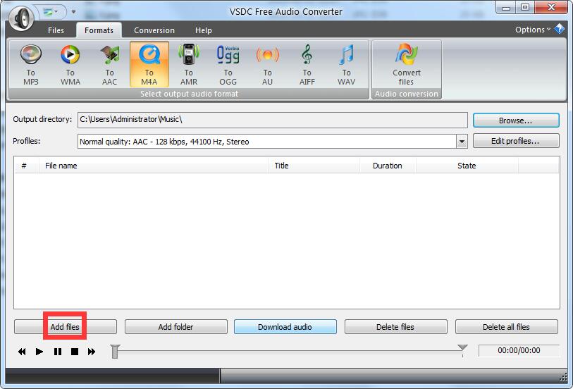 VSDC Free Audio Converter截图