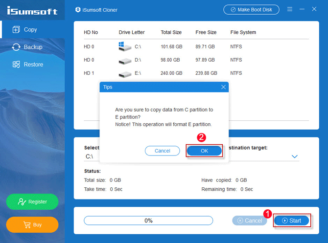 iSumsoft Cloner截图