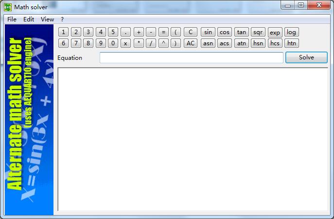 Alternate Math Solver截图