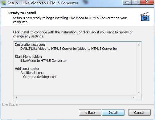 iLike Video to HTML5 Converter截图