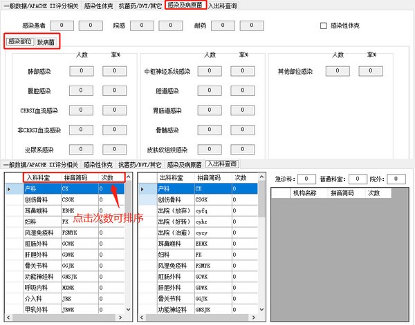 ICU质控软件截图