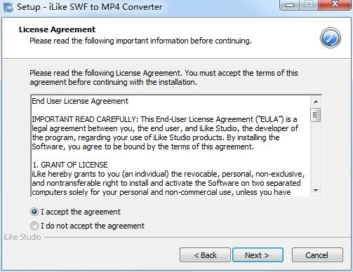 iLike SWF to MP4 Converter截图