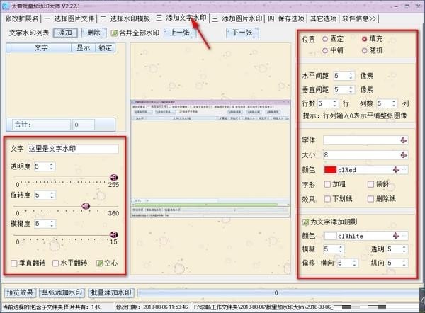 天音批量加水印大师截图