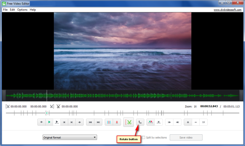 DVDVideoSoft Free Video Editor截图