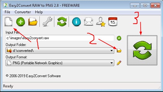 Easy2Convert RAW to PNG截图