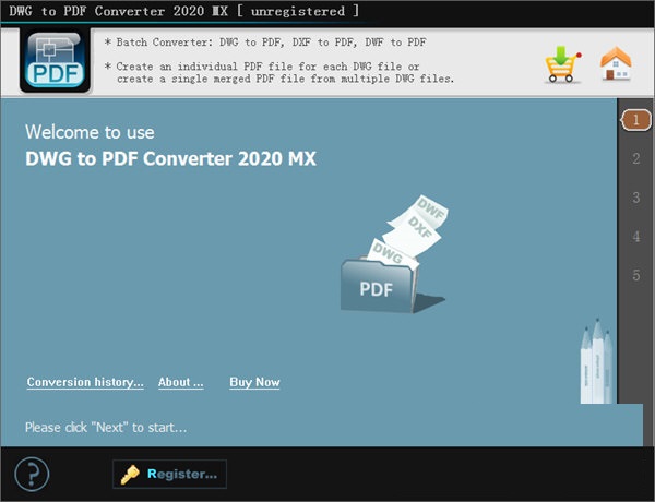 DWG to PDF Converter截图