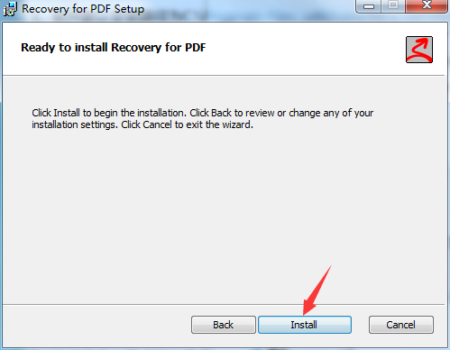 Recovery for PDF截图