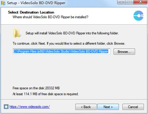 VideoSolo BD-DVD Ripper截图