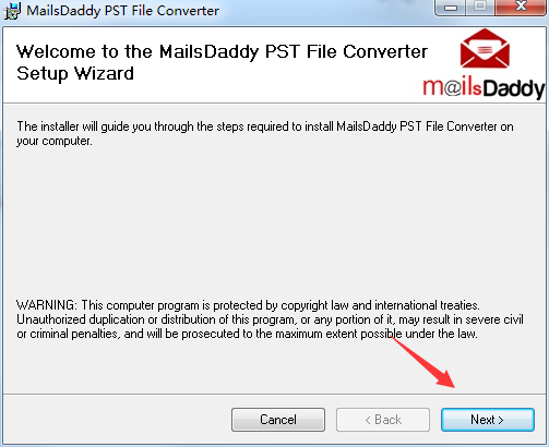 MailsDaddy PST File Converter截图