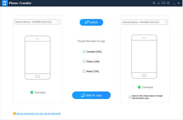 Apeaksoft Phone Transfer截图