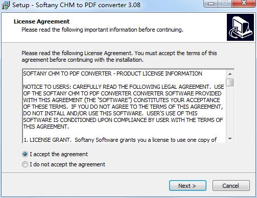 Softany CHM to PDF Converter截图