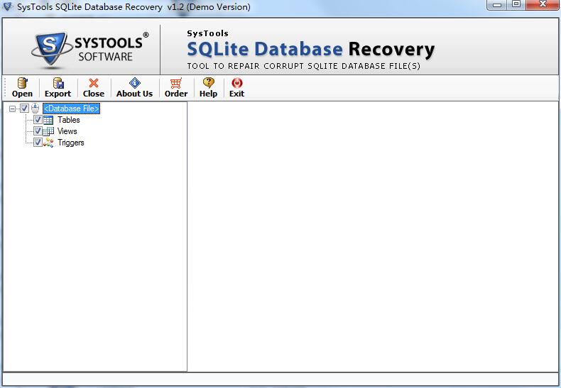 SysTools SQLite Database Recovery截图