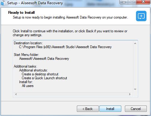 Aiseesoft Data Recovery截图