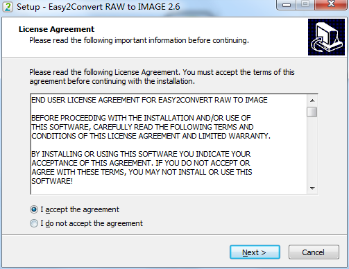 Easy2Convert RAW to IMAGE截图