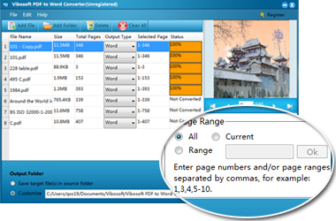 Vibosoft PDF to Word Converter截图