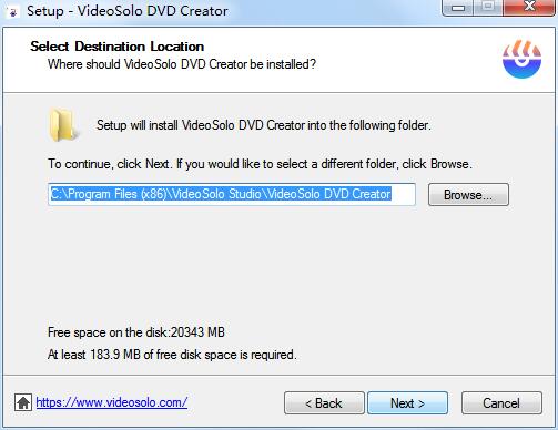 VideoSolo DVD Creator截图