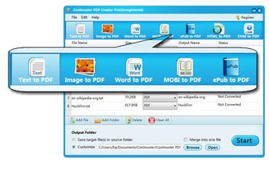 Coolmuster PDF Creator Pro截图