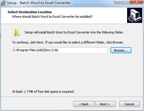 Batch DOC TO XLS Converter截图