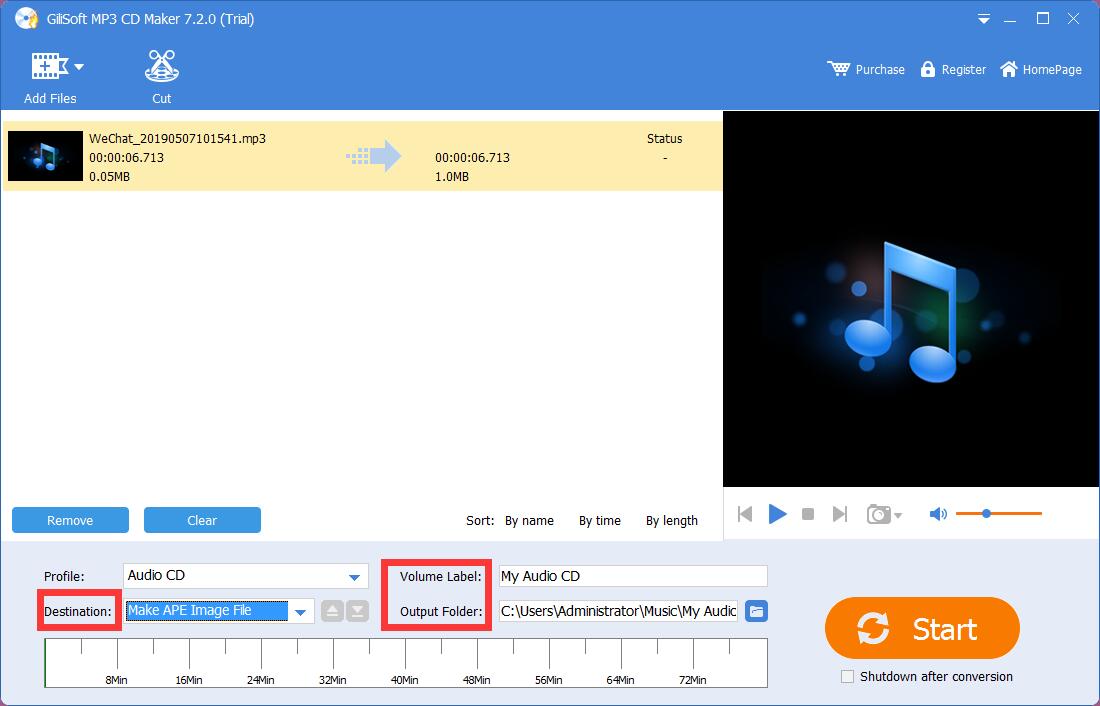 Gilisoft MP3 CD Maker截图