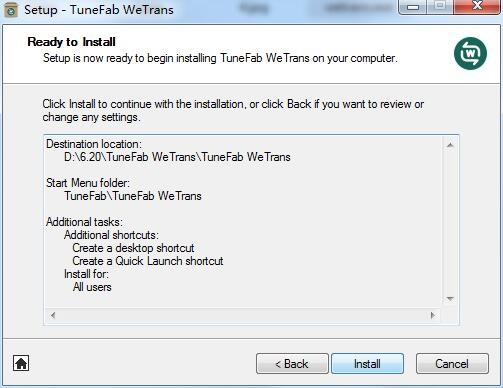 TuneFab WeTrans截图