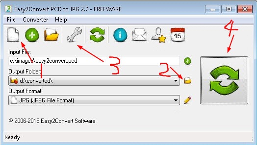 Easy2Convert PCD to JPG截图