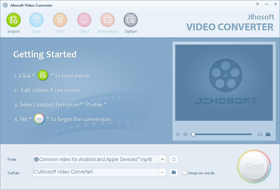 Jihosoft Video Converter截图