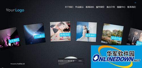 炫酷Flash网站系统截图