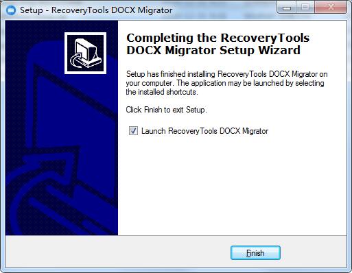 RecoveryTools DOCX Migrator截图