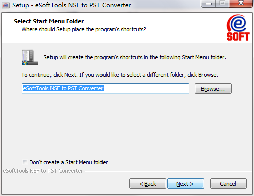 eSysInfoTools NSF to PST Converter截图