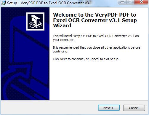 VeryPDF PDF to Excel OCR Converter截图