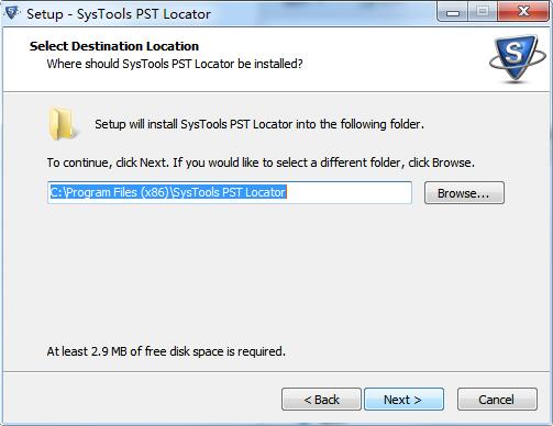 SysTools PST Locator截图