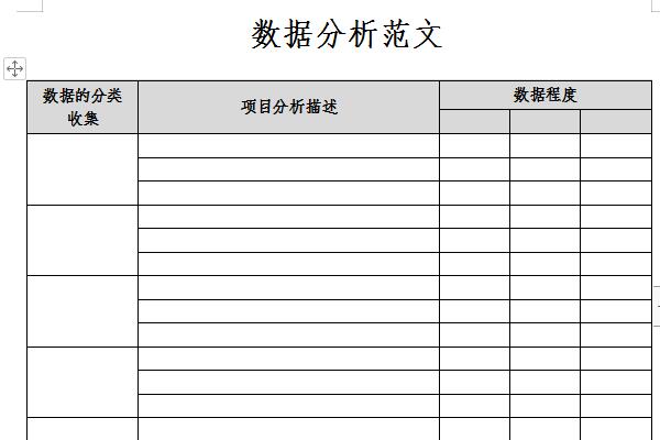 数据分析总结范文截图