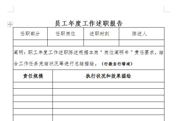 年终总结模板截图