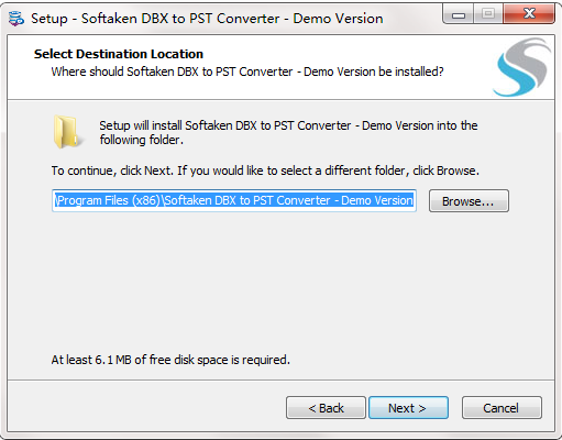 Softaken DBX to PST Converter截图