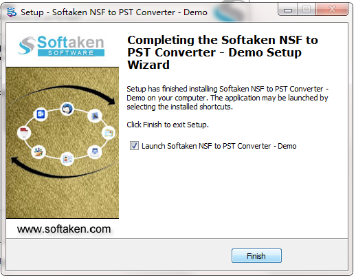 Softaken NSF to PST Converter截图