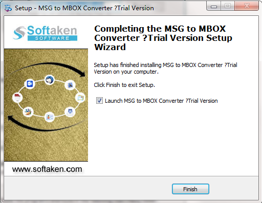 Softaken MSG to MBOX Converter截图