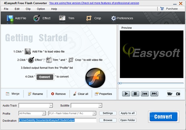 4Easysoft Free Flash Converter截图