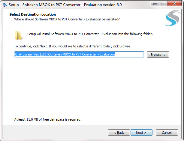 Softaken MBOX to PST Converter截图